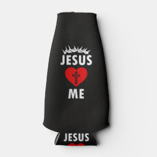 Jesus Loves ME Christen Religious Bottle Cooler
