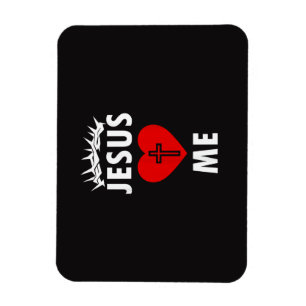Jesus Loves ME Christen Religious Magnet