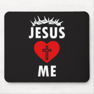 Jesus Loves ME Christen Religious Mouse Pad