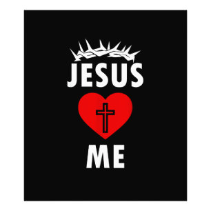 Jesus Loves ME Christen Religious Photo Print