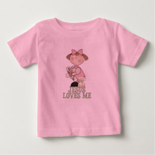Jesus Loves Me Girl Baby T-Shirt