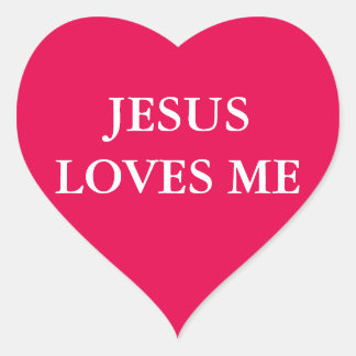 Jesus Loves Me Stickers | Zazzle.com.au