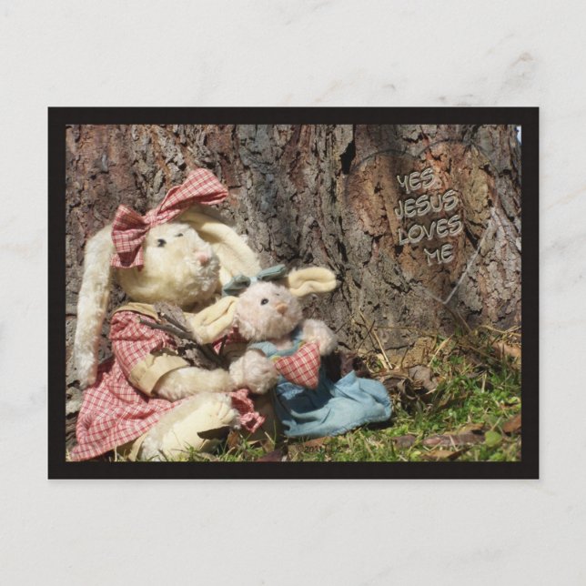 Jesus Loves Me Holiday Postcard (Front)