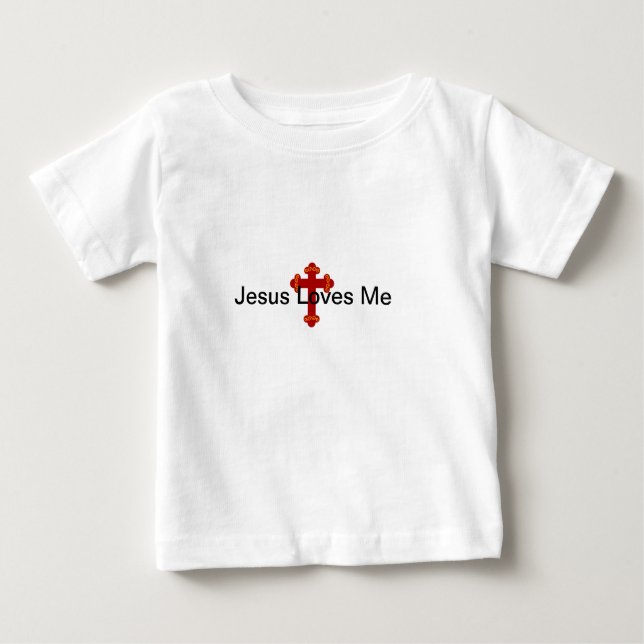 Jesus Loves Me Infant T Shirt (Front)