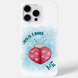 Jesus Loves Me Inspirational Modern Quote iPhone 15 Pro Max Case