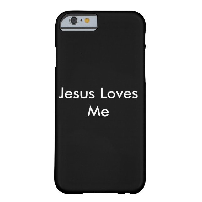 Jesus Loves Me iPhone Case (Back)