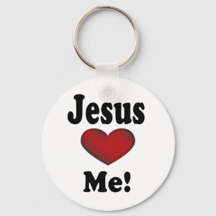 Jesus Loves Me Key Ring