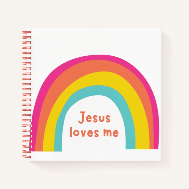 Jesus loves me kids Notebook Journal Sketch book (Front)