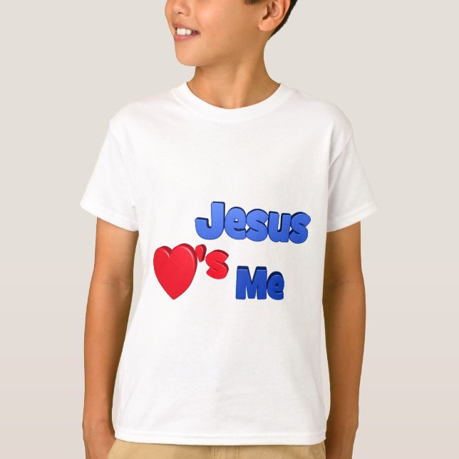 Jesus Loves Me Kids' T-Shirt (Front)