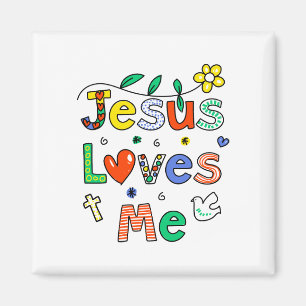 Jesus Loves Me Magnet