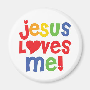 jesus loves me! - magnets