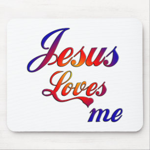 Jesus Loves me Mouse Pad