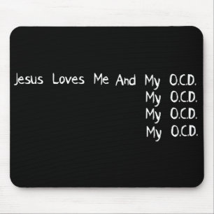 jesus Loves Me Mouse Pad