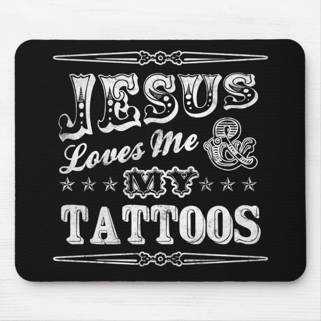 Jesus Loves Me Mousepad (Front)