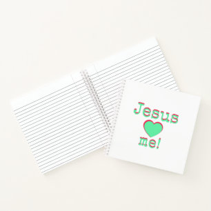 Jesus loves me! notebook