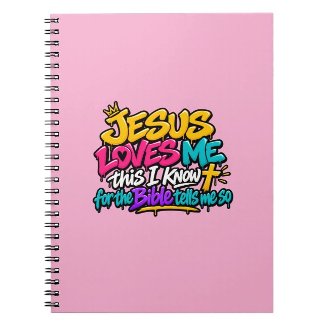 Jesus Loves me Notebook (Front)