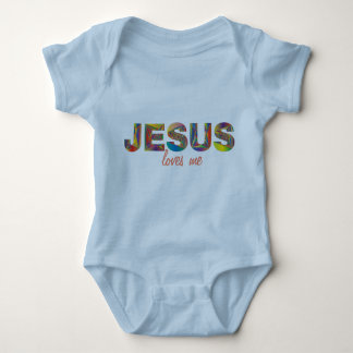 Jesus Loves Me Onsie for Baby Baby Bodysuit