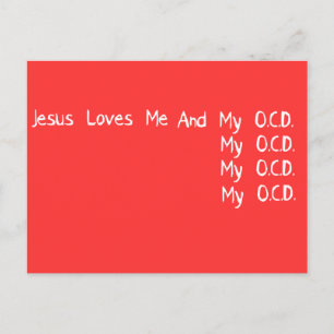 Jesus Loves Me Postcard