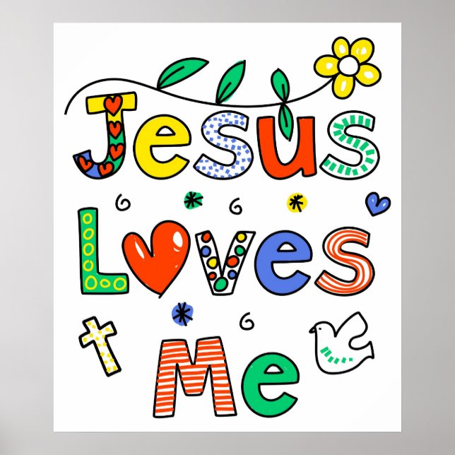 Jesus Loves Me Poster (Front)