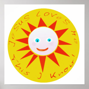 Jesus Loves Me Poster