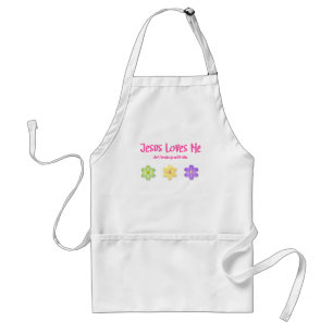 Jesus Loves Me Standard Apron