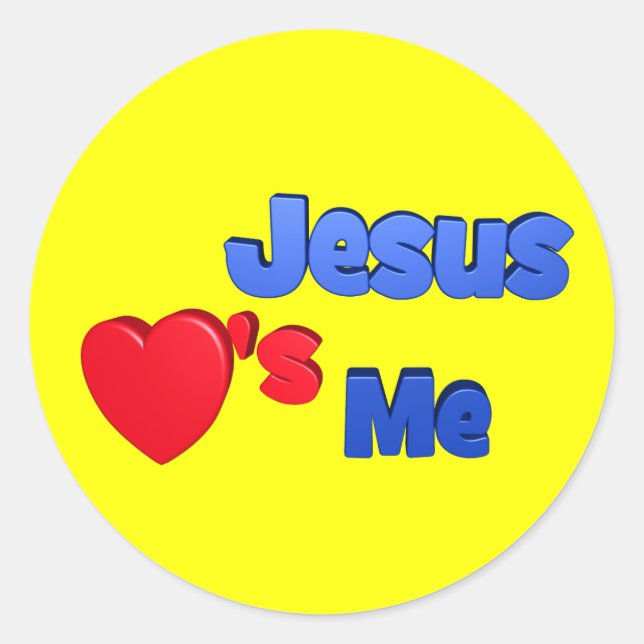 Jesus Loves Me Stickers (Front)