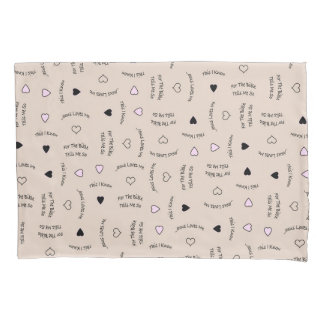 Jesus Loves Me Tan Pillowcase