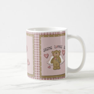 Jesus Loves Me Teddy Bear Angel Mug