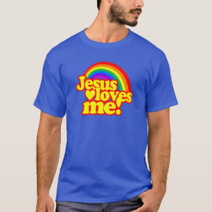 Jesus Loves Me (with Rainbow) T-Shirt