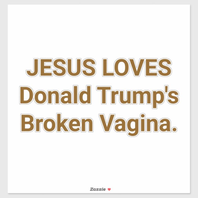 Jesus Loves Trump Hankamer Artjunkhaus Peace Comic (Sheet)