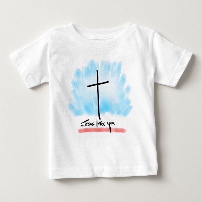 JESUS LOVES YOU Baby T-Shirt (Front)