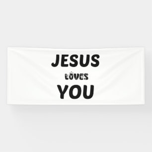 JESUS LOVES YOU BANNER