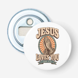 Jesus Loves You Bottle Opener