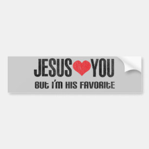 Jesus Loves You Bumper Sticker