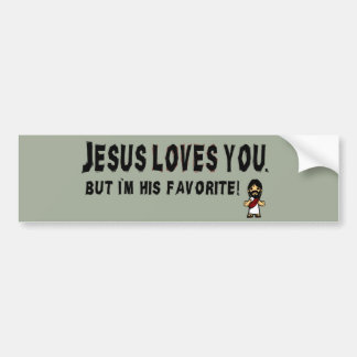 Jesus Loves You Bumper Sticker