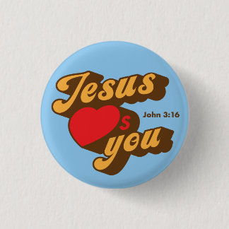 Jesus Loves You button