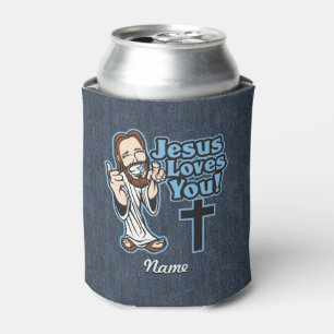 Jesus Loves You Can Cooler