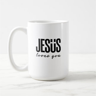 JESUS LOVES YOU | CHRISTIAN COFFEE MUG