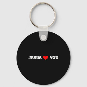 Jesus Loves You - Christian Religious Key Ring