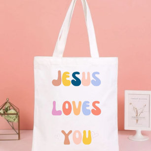Jesus Loves You Cloth Bag