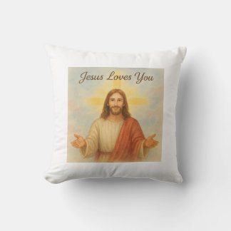 Jesus Loves You Cushion