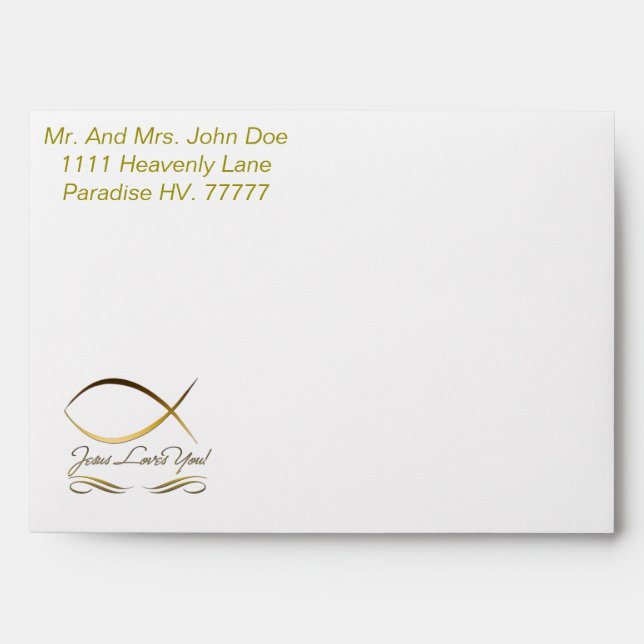Jesus Loves You Envelopes (Front)