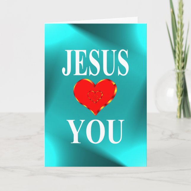 Jesus Loves You Eternal Salvation Card (Front)