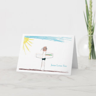 Jesus Loves You Greeting Card