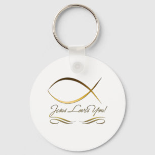Jesus Loves You Key Ring