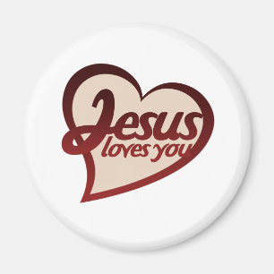 Jesus Loves you Magnet
