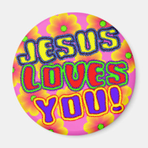 Jesus Loves You!  Magnet