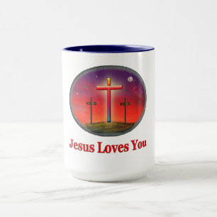 jesus loves you mug