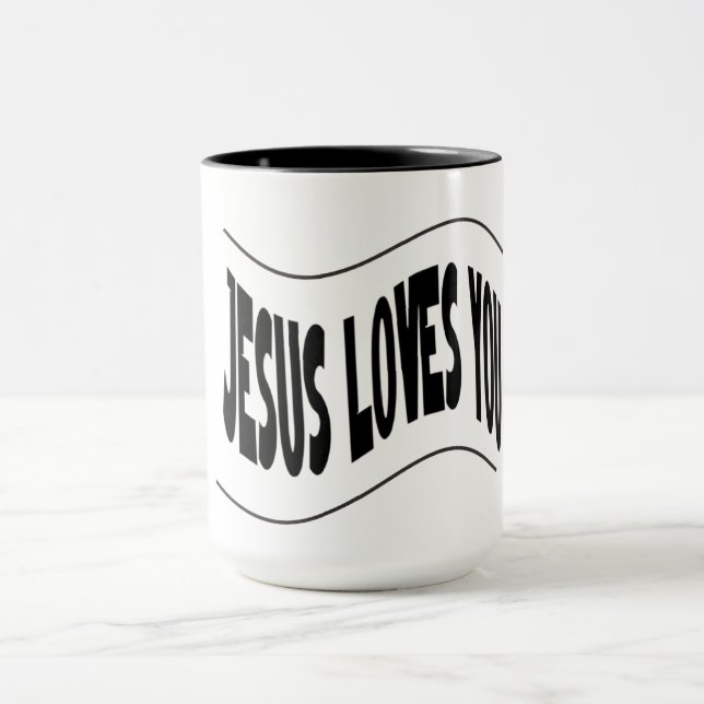 Jesus Loves You  Mug (Center)