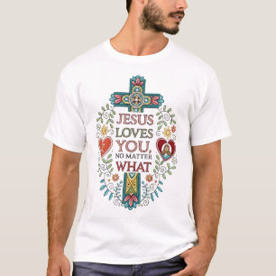 Jesus Loves You, No Matter What T-Shirt